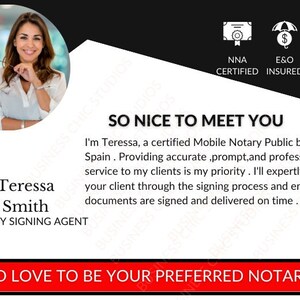 DIY Flyer Template , Customizable For Notary Signing Agents