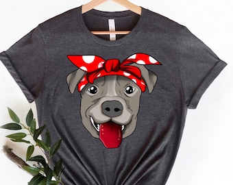 Pitbull Shirt, Pitbull Mama Gift, Pitbull Mom Shirt, American Pitbull Gift, Pitbull Dad, Pitbull Lover Gift, Cute Animal Shirt, Dog Mom Gift
