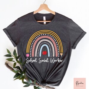 Chemise de travailleur social, cadeau de travailleur social, cadeau de travailleur social scolaire, chemise d&#39;étudiant diplômé de travailleur social, cadeau de chemise MSW, sweat-shirt