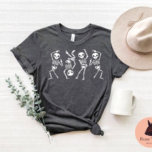 Dancing Skeletons Shirt/ Skeleton Shirt / Hello Fall Shirt / Halloween T-shirt / Halloween Gift Active / Sweatshirt / Hoodie
