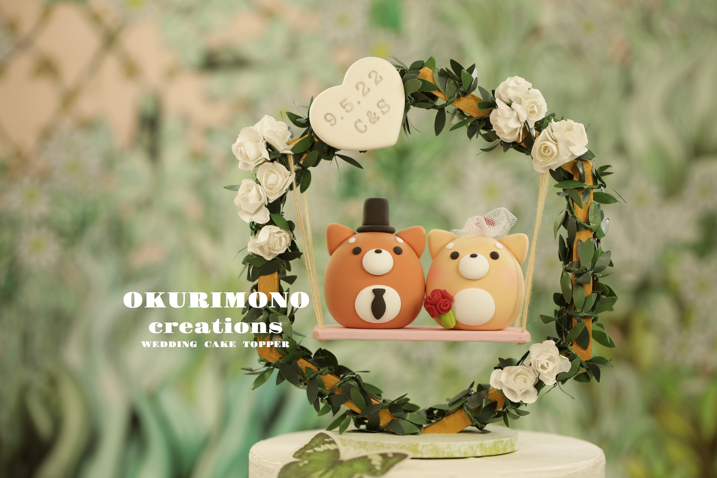ケーキトッパー ウエディング バレンタイン 記念日 ケーキトッパー ウェディング 結婚式 アニバーサリー 記念日