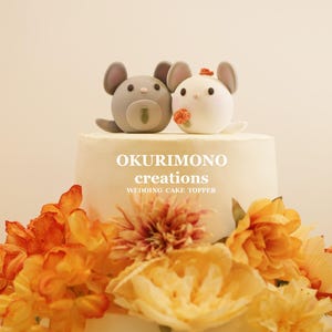 decorazione per torta nuziale a forma di cincillà, decorazione per torta nuziale a forma di coniglietto, decorazione per torta nuziale a forma di coniglio, decorazione per torta nuziale a forma di coppia, decorazione per torta nuziale a forma di zodiaco cinese, decorazione per torta nuziale a forma di sposa e sposo