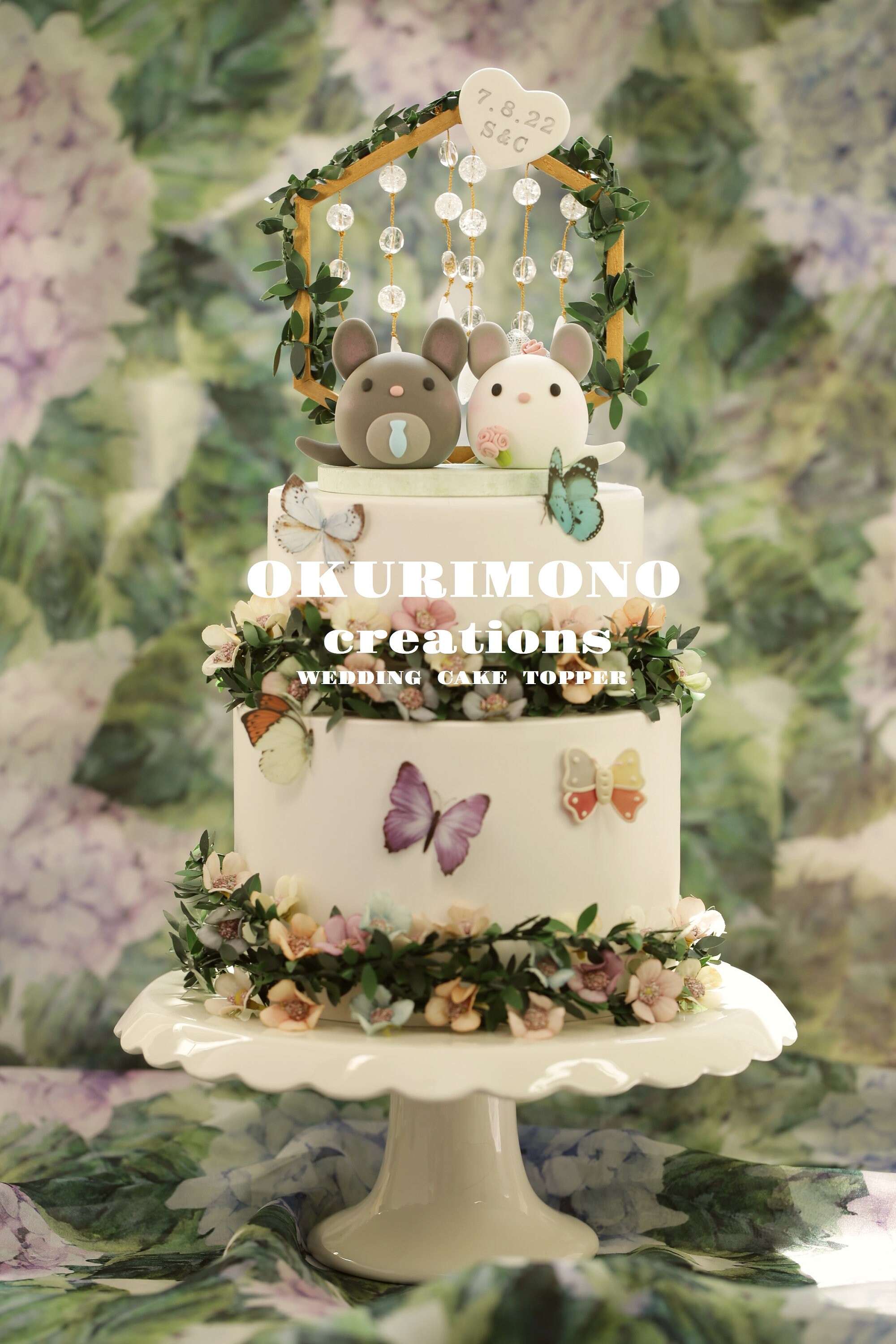 Chinchilla Wedding Cake Topper,bunny Wedding Cake Topper,rabbit