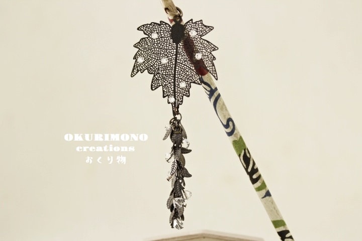 にょっき様order髪飾り♡ Japanese Hair Stick,kanzashi Geisha Hair Piece,orient Hair Jewelry
