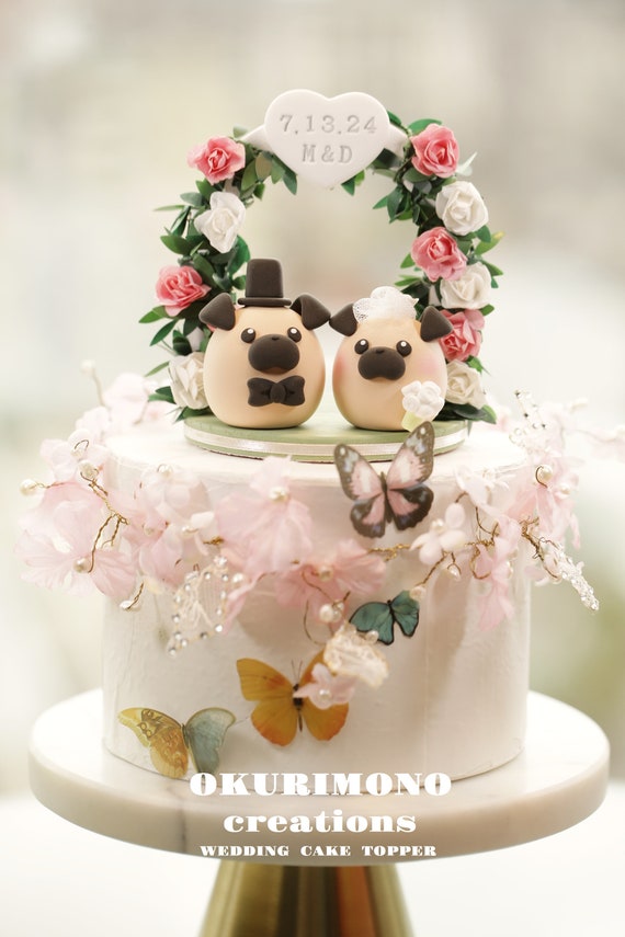 Pug wedding cake hot sale