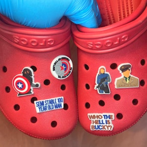 Superhero Shoe Charms