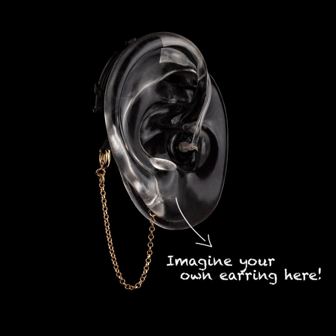 Hearing Aid Safety Retention Chain Turn Your Favorite Earring Into