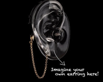 Lanière pour prothèses auditives en métal sourd Rétention de vos prothèses auditives Gardez vos prothèses auditives fixées à l'oreille Utilisez votre chaîne de sécurité pour boucles d'oreilles préférée