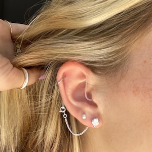 hearing aid retention chain jewelry cochlear implant deafmetal jewellery