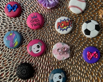 Deafmetal Leder Cochlea Implant Covers, Fun Designs