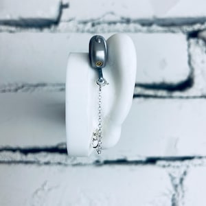 Deafmetal hearing aid retention chain plus connecting holster don&#39;t lose your hearing aid shorty single chain purchase 2 for 2 ears