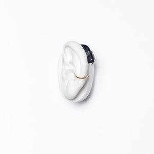 Deafmetal hearing aid retention ring cuff no piercing required! Must order silicone holster (connecting piece) separately** sold as one ring