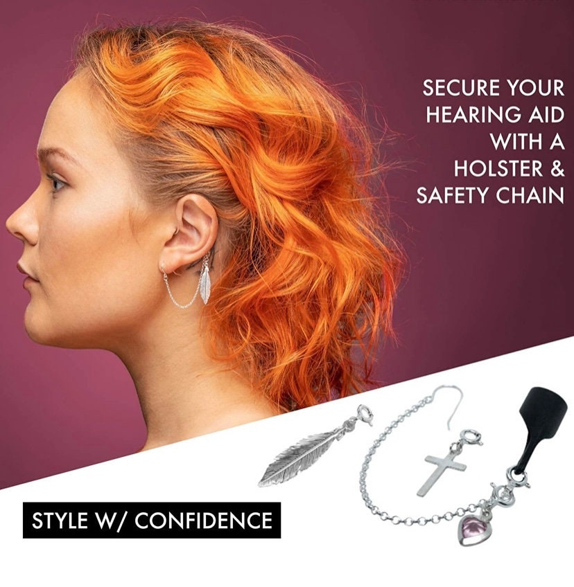 Deafmetal Hearing Aid Retention Jewelry Etsy