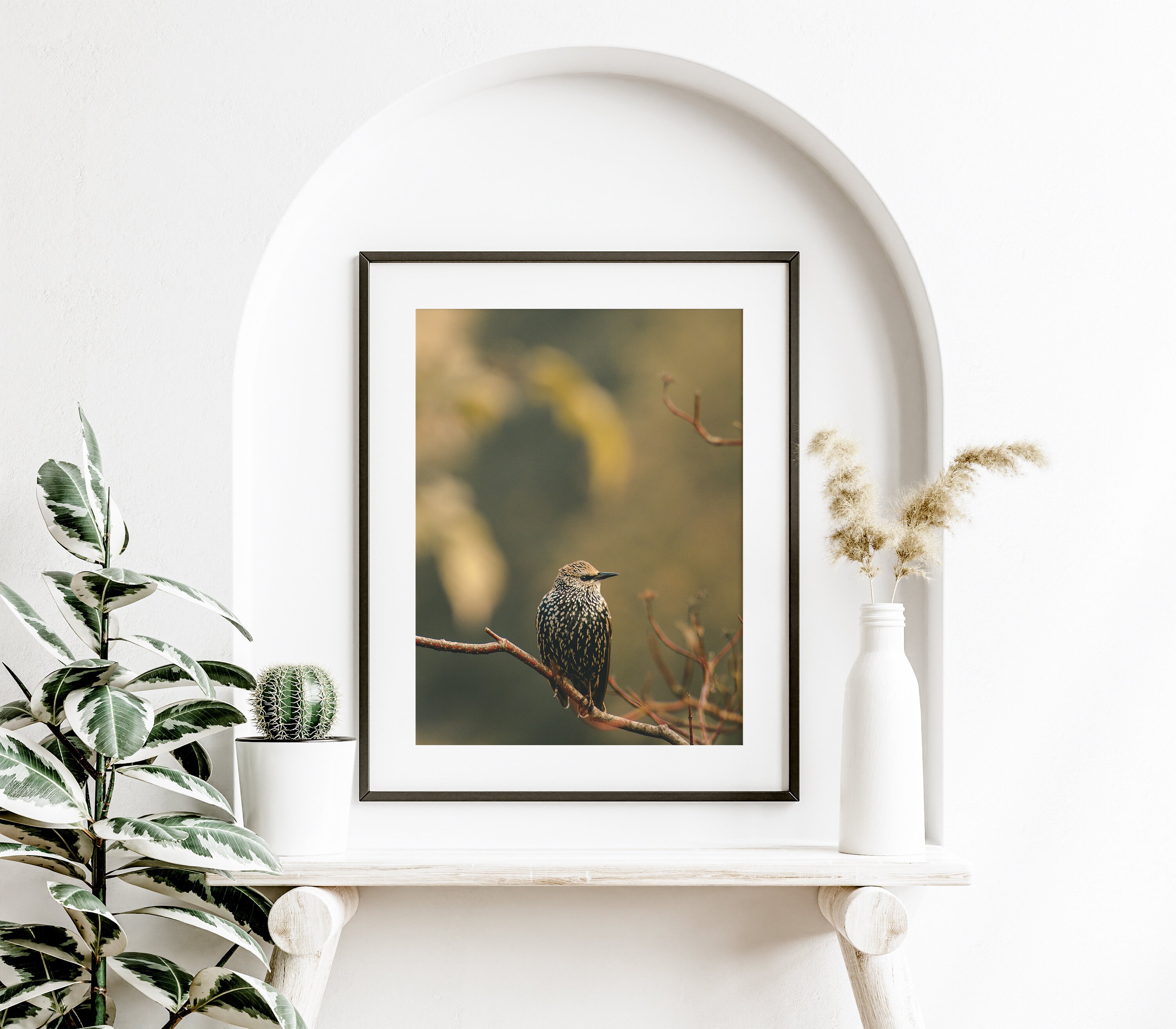 Black Bird Wall Art Bird Print Printable Wall Art Digital Etsy