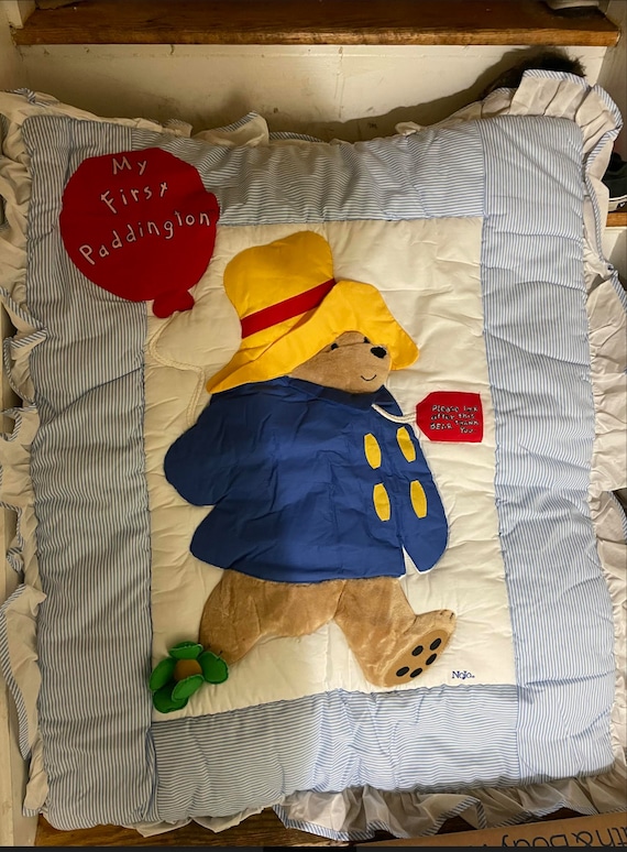 Vintage 1991 Paddington Bear by NOJO Crib Bedding My First Etsy UK