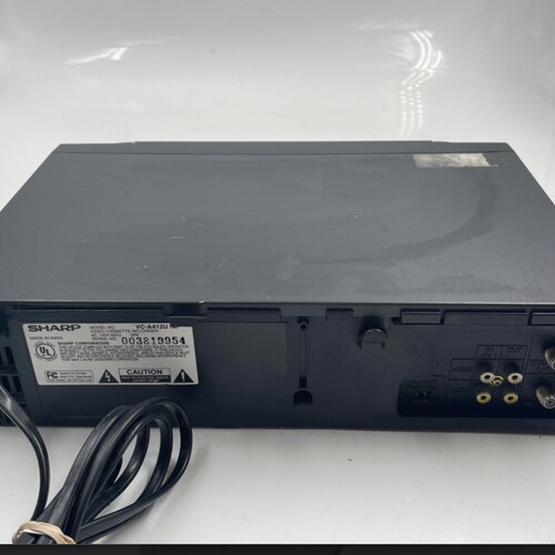 Sharp VC-A412U 4 Head shops VCR With Sharp Super Picture