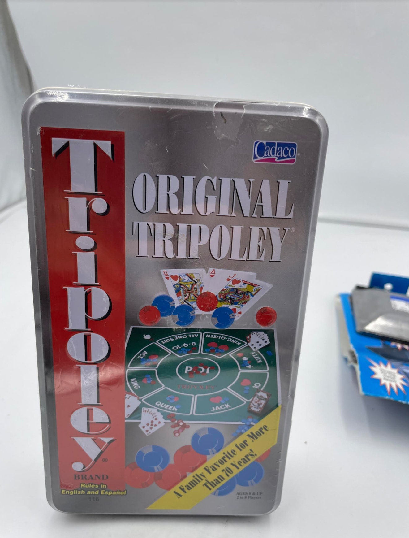 Cadaco Original Tripoley Game Small Travel Version 2004 Tin / - Etsy