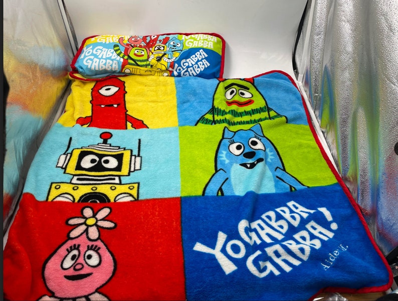 Yo Gabba Gabba Nap Mat Sleeping Bag Blanket Roll up Blanket Etsy