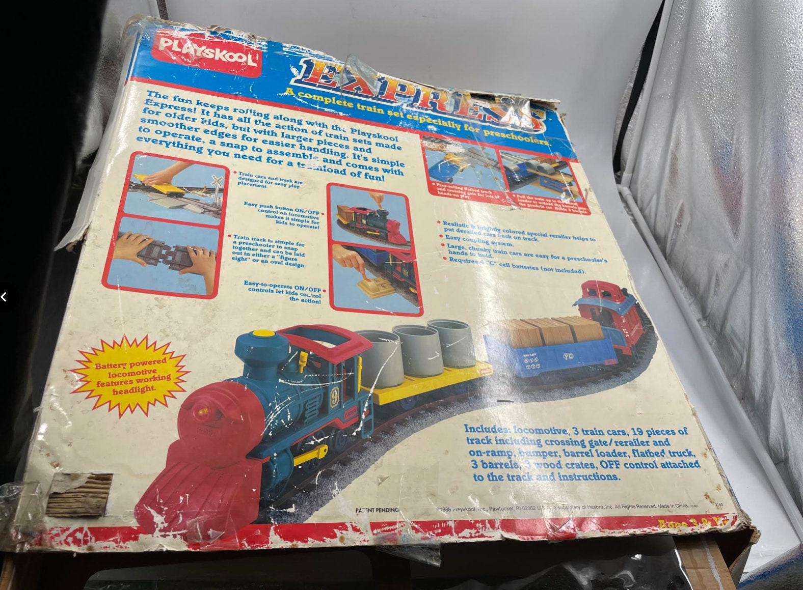 Vtg 1988 Playskool Express Train Set - Etsy