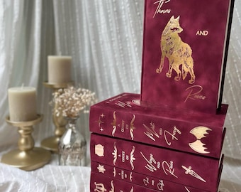 Een Hof van Doornen en Rozen (ACOTAR) – Handgebonden fantasyserie in fluweel (Duits) | Hardcover, verzameluitgave