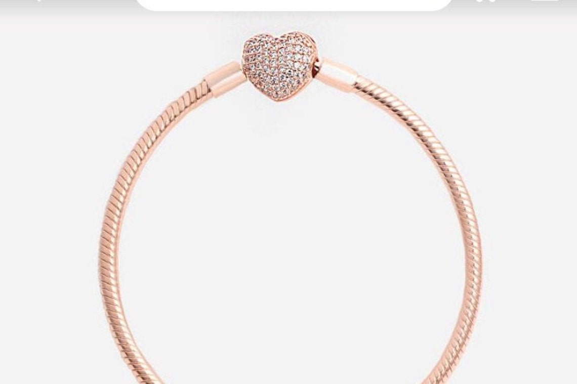 Sterling 20cm snake charm Pandora authentic charm bracelet in Etsy