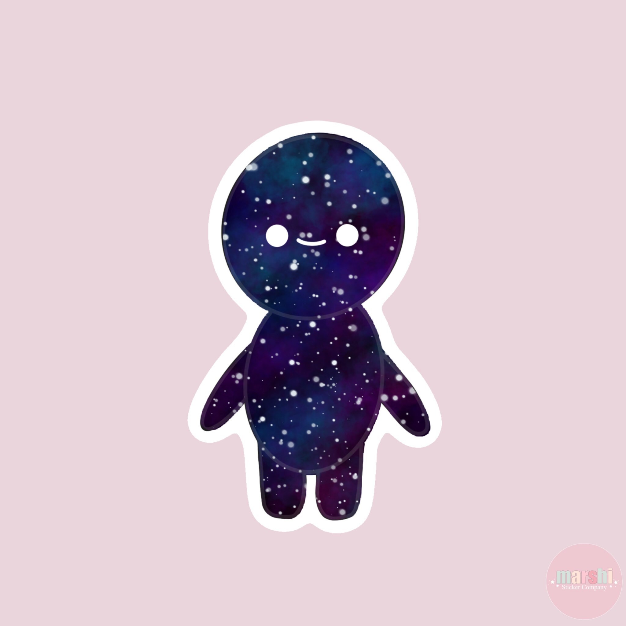 Galaxy Sticker / Cute / Waterproof Vinyl Durable Etsy