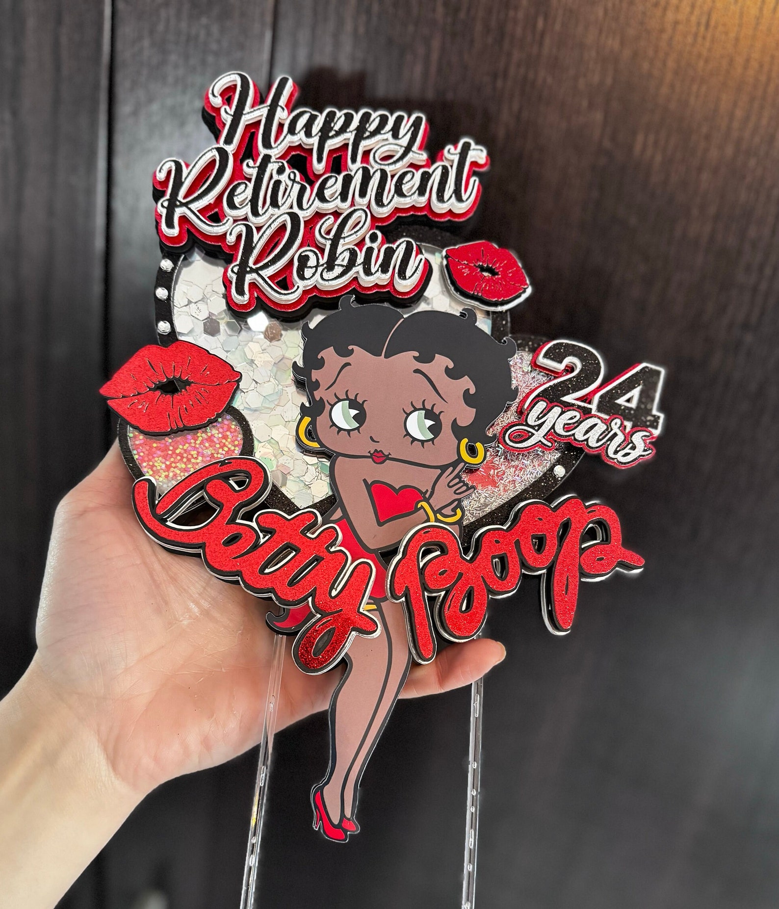 Betty Boop Cake Topper Multi Layers - Etsy