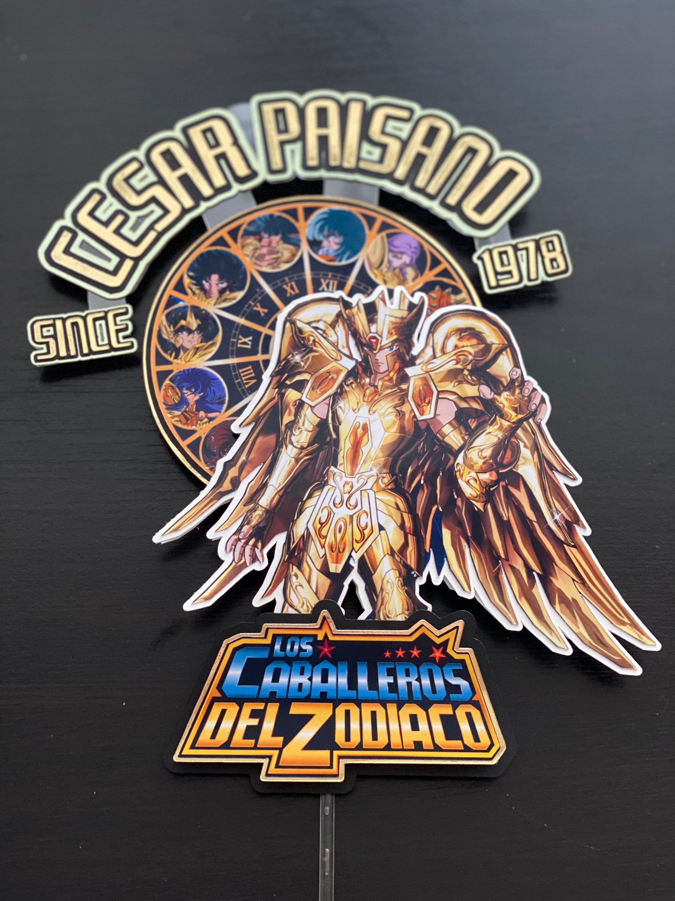 Caballeros Del Zodiaco Cake Topper - Etsy
