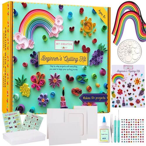 Beginner's Quilling Kit DIY Craft Kit for Kids Adults Etsy