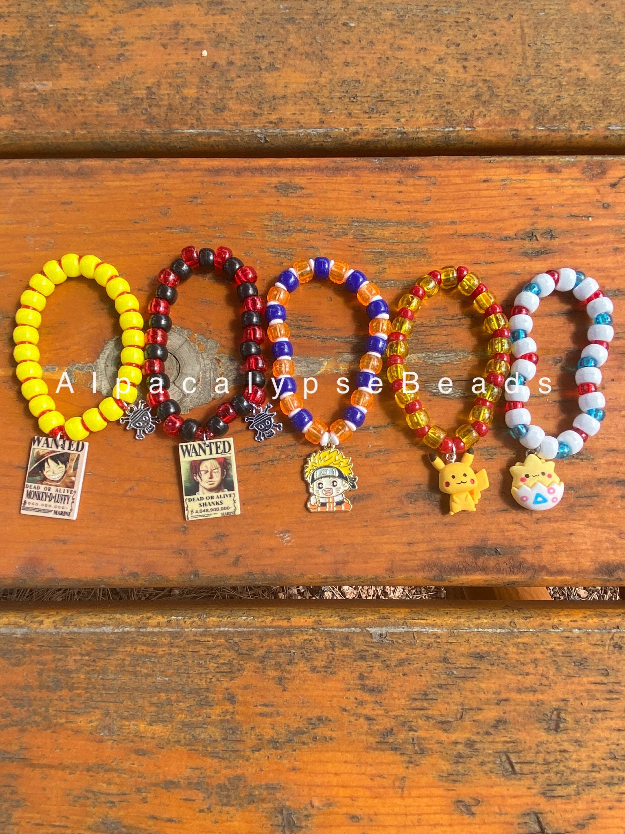 Anime Bracelets, Fandom Bracelets, Weeb Kandi