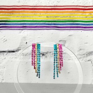 Rhinestone PANSEXUAL Earrings
