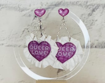 Queer LOVE-oorbellen