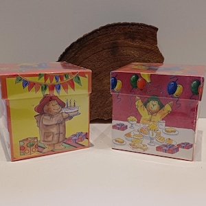 L'ours Paddington, de 2004, 20 nouveaux ! cartes postales, 5 modèles, enveloppe rouge dans une jolie boîte en carton, dans l'emballage d'origine