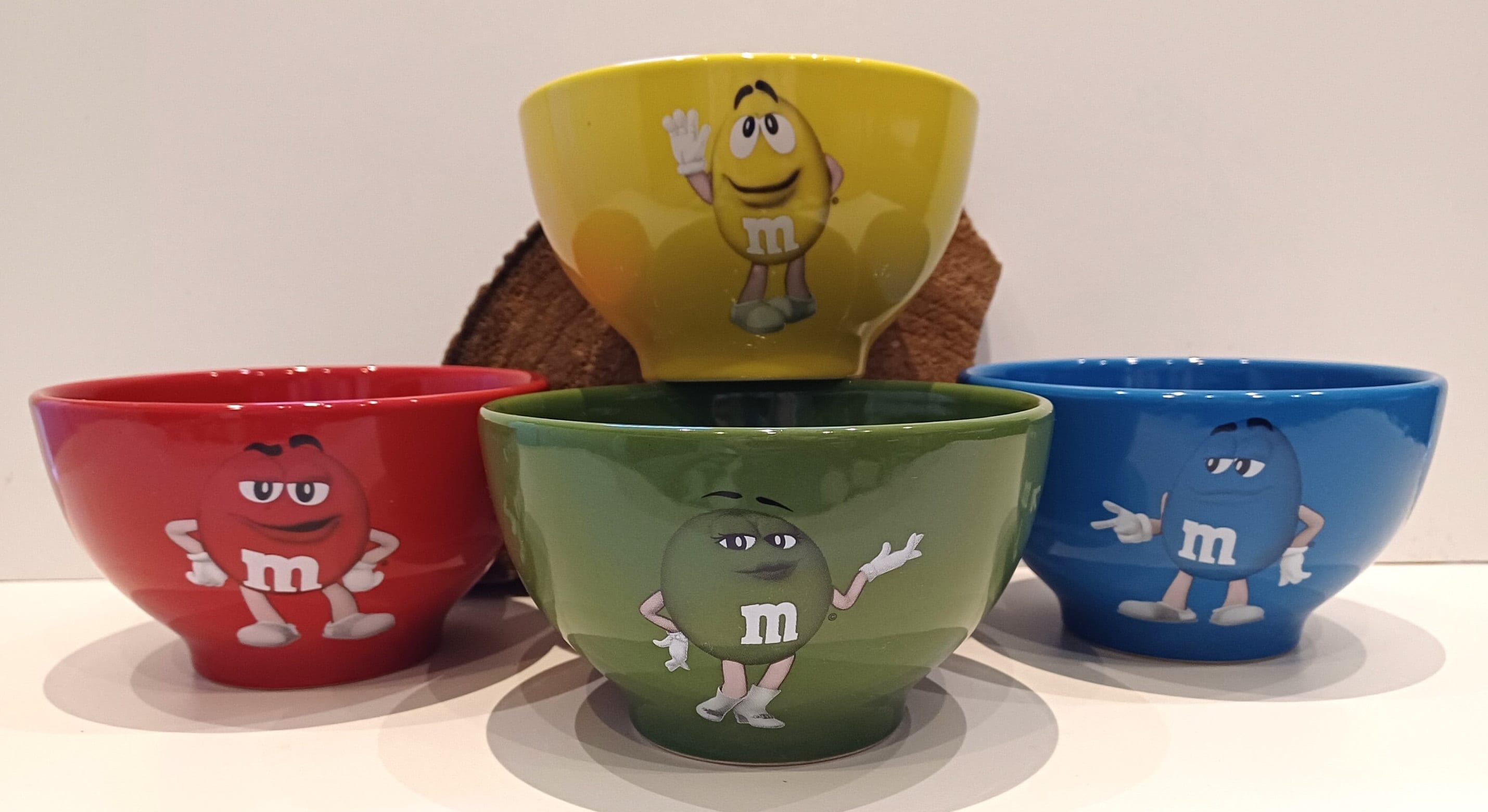 M&m's, Large Bowl, Various Colours, With Funny Images and the