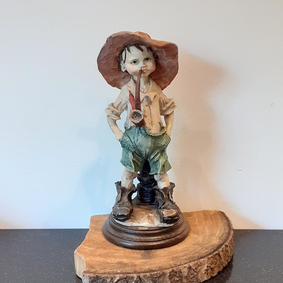 ジュゼッペ・アルマーニ 陶器製 イタリア製置物 ジュゼッペ