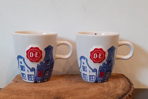Kenia ga werken materiaal Douwe Egberts Single Mug or Set of Two Three or Four Coffee - Etsy