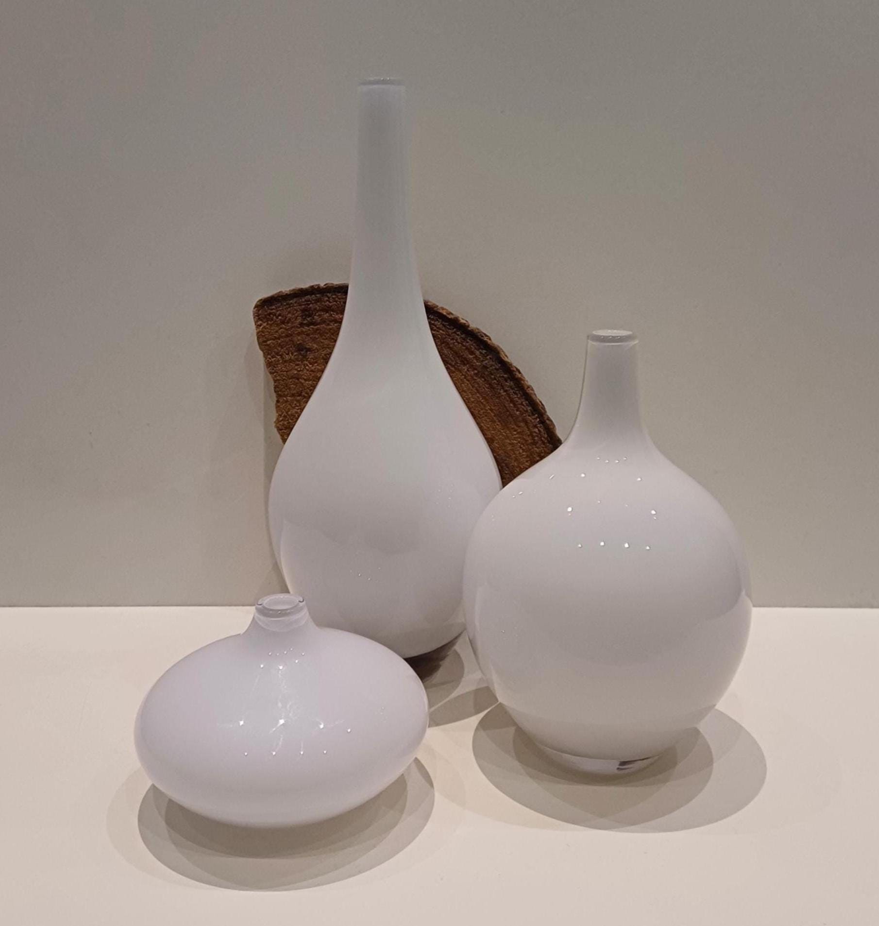 Set of 3 glass vases ikea