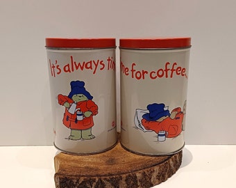 Paddington Beer, Douwe Egberts - Nederland, bewaarblik voor koffie, 'Always time for coffee...', blik met oversluitdeksel, 1995