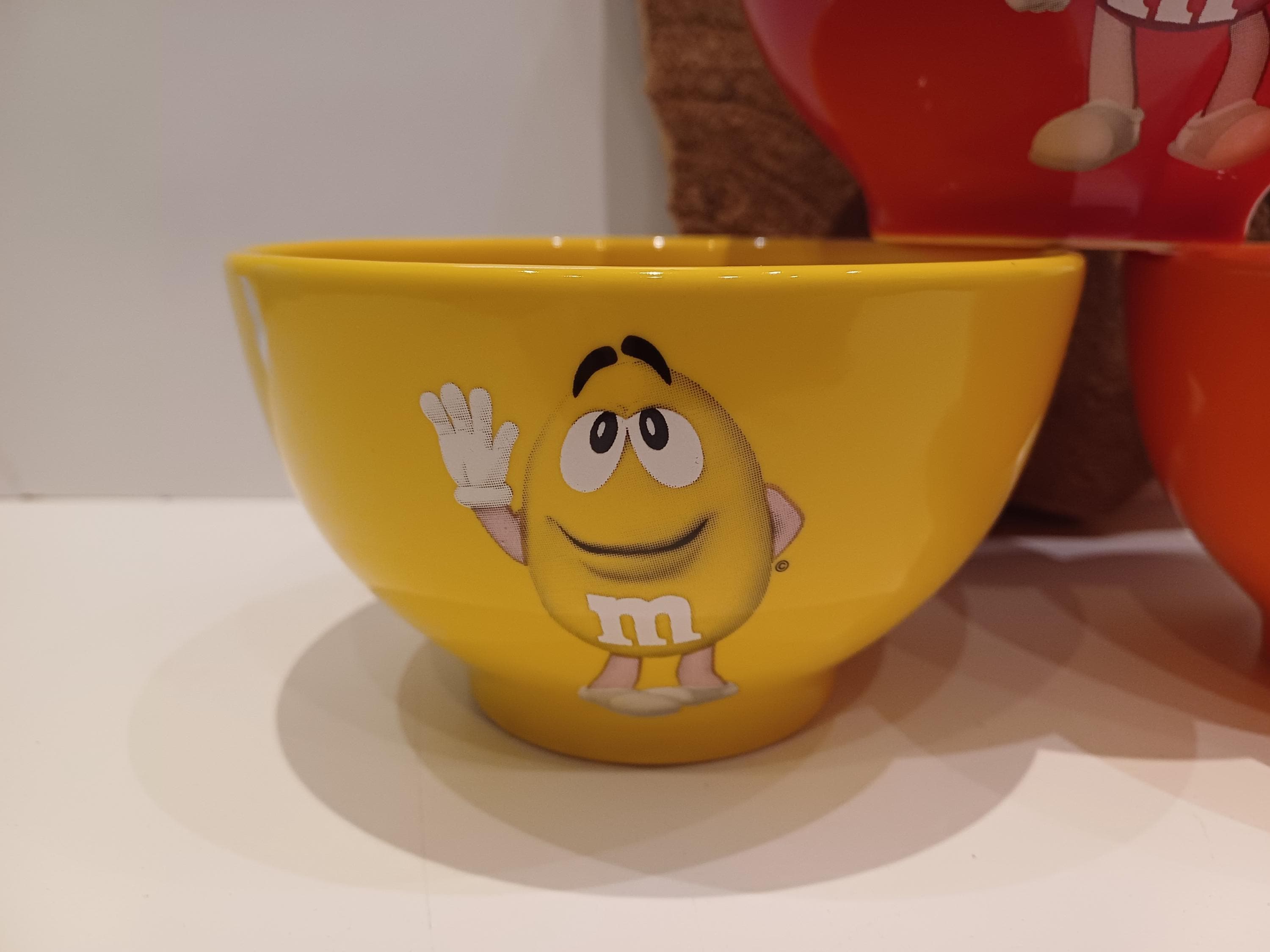 M&m's, Large Bowl, Various Colours, With Funny Images and the