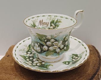 Royal Albert Flower of the Month May Lily of the Valley - Tea Cup