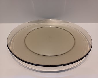 1970年代｜フランス｜Arcoroc｜デザートプレート（3枚セット） 70年代のアルコロック社製スモークガラス製デザートボウル3個セット