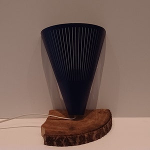 Ikea, Klyka, cone-shaped dark blue, royal blue metal wall lamp, Design and Quality Ikea of Sweden, 90&#39;s