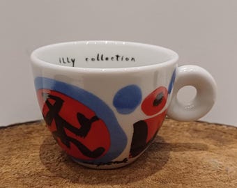 Illy Art Collection コーヒーまたはカプチーノマグカップ 2個セット 