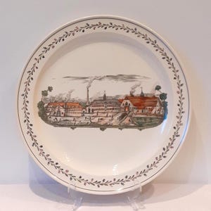 Villeroy & Boch, reproducción del plato más antiguo conocido fabricado en la fábrica de cerámica de Maastricht de Petrus Regout Holland