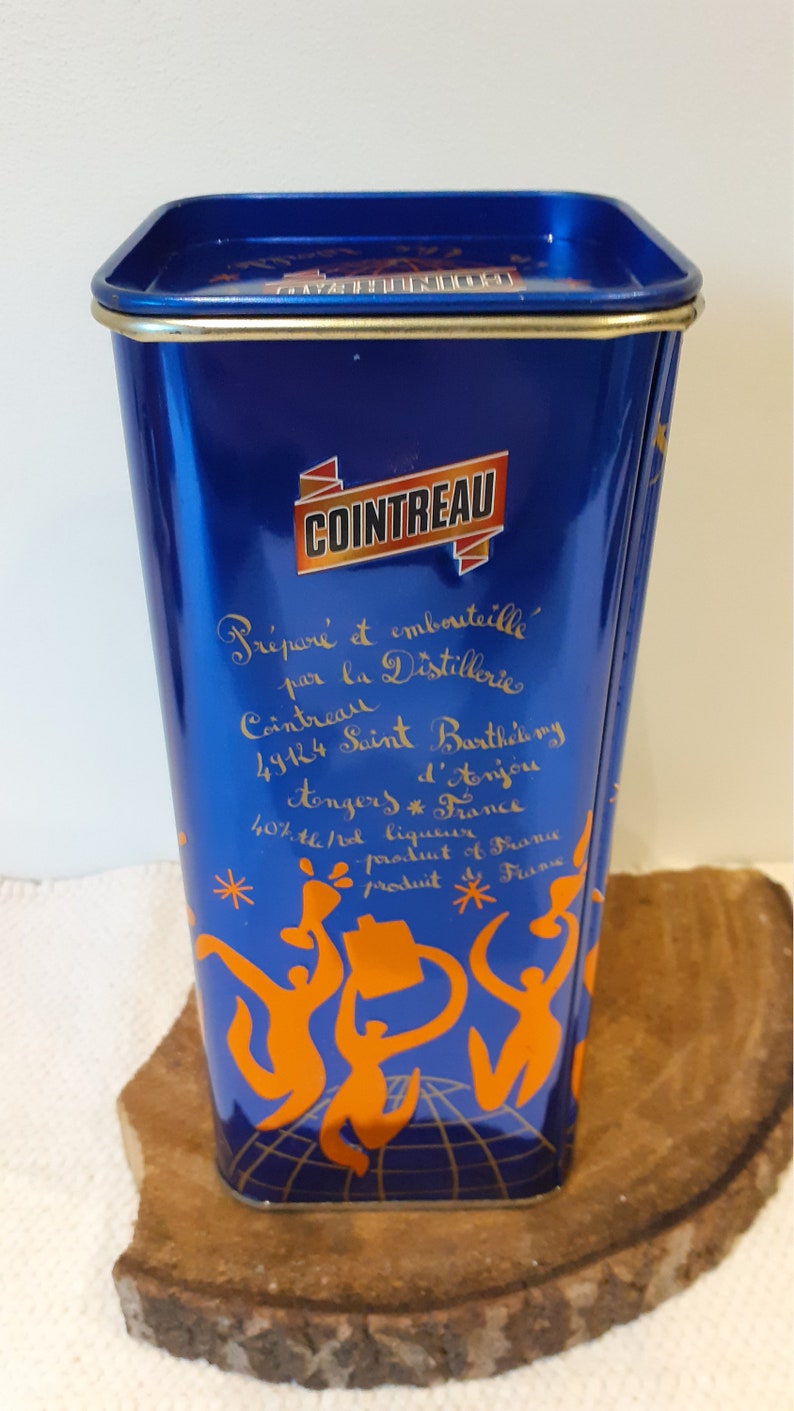 Beautiful Metal Gift Tin, Tin From the French Liqueur Label Cointreau ...