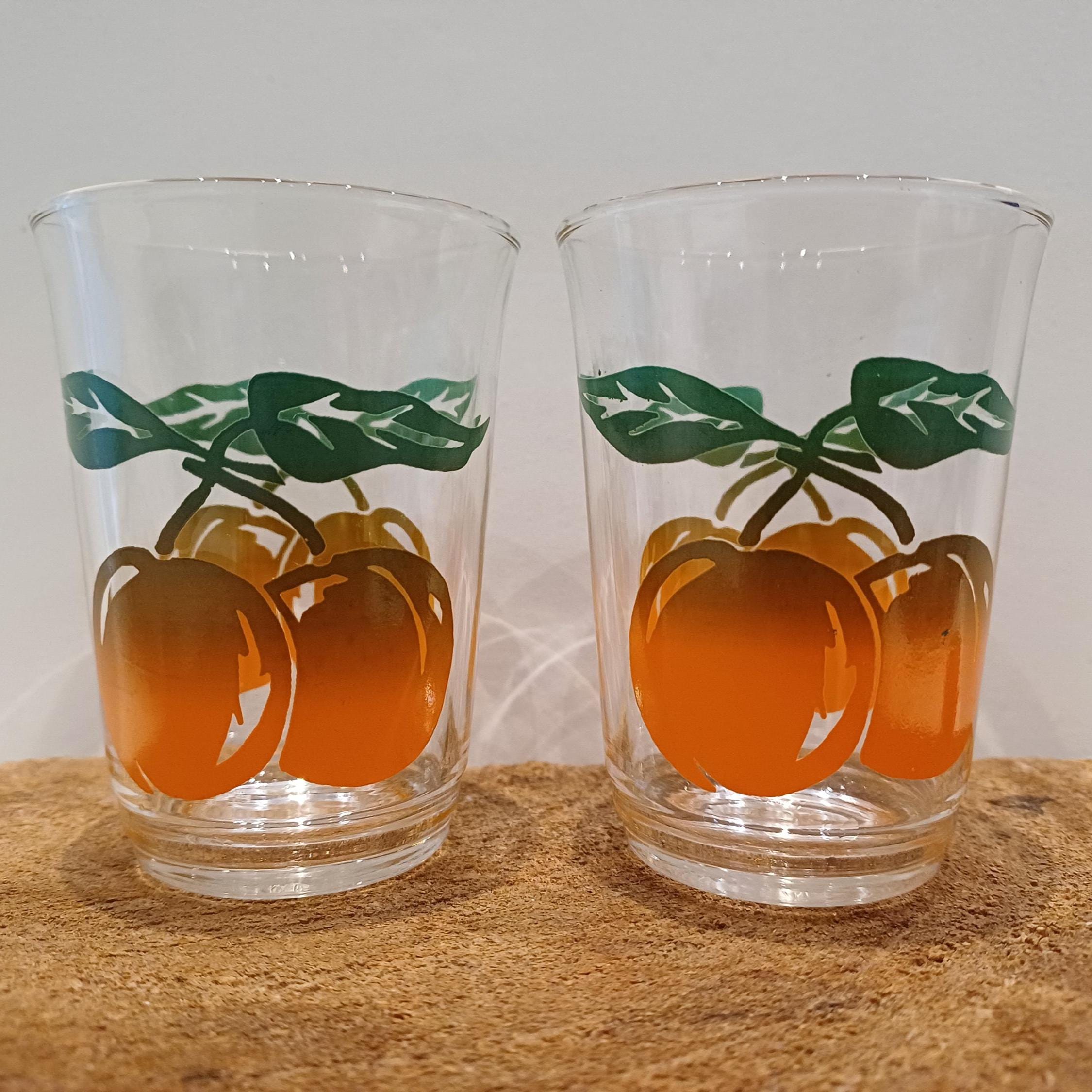 Anchor hocking orange juice glass - Etsy 日本