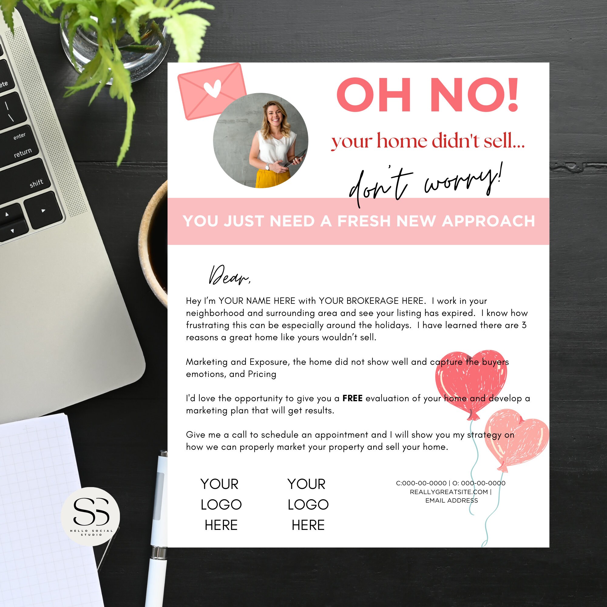 Expired Listing Letter, Prospecting Letter, Realtor Farming, Real