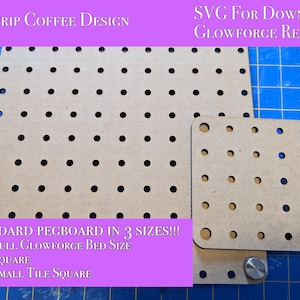 Pegboard Download - SVG File for Download! Laser / Glowforge Ready!