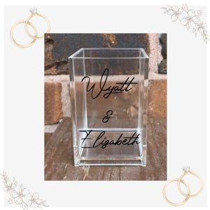 Wedding Pen Holder, Wedding Guestbook Pen Holder, Wedding Shower, Custom Wedding Decorations