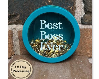 Personalized Boss Gift Magnetic Paper Clip Holder Boss Day Gift Best Boss Gift Gift for Boss Boss Christmas Gift Boss Birthday Gift Manager